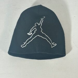 NIKE Air Jordan Black Skullcap Beanie Hat Cap